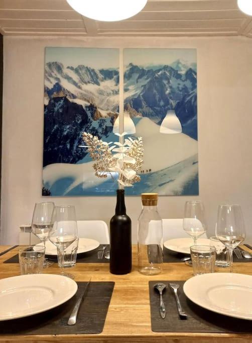 Bel Appartement Familial Et Cosy Saint-Gervais-les-Bains Esterno foto